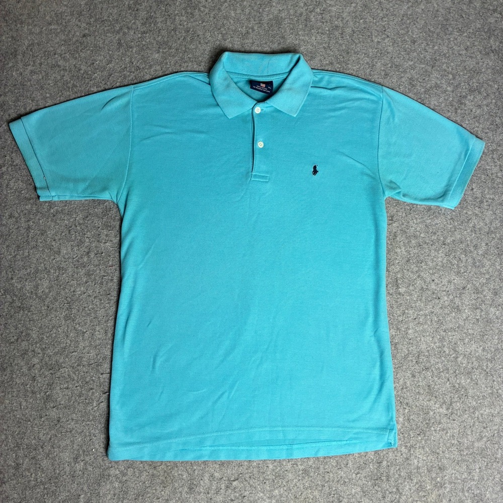 Polo Sport Ralph Lauren Polo Shirt Boys XL Turquoise Excellent Short Sleeve Pony